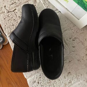 Dansko leather clogs